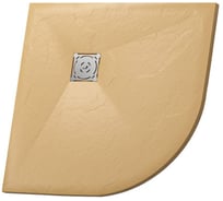 Душевой поддон RGW 90x90x2,5 ST/R-0099De Пустыня/Полукруг, 90 мм, Каменный 16153099-13