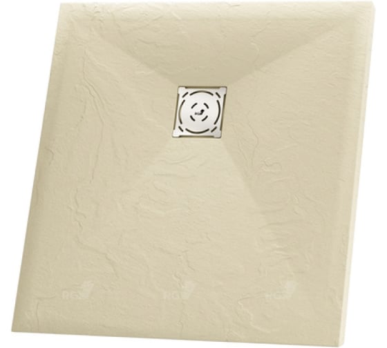 Душевой поддон RGW 90x90x2,5 ST-0099Be Бежевый/Квадрат, 90 мм, Каменный 16152099-03 1