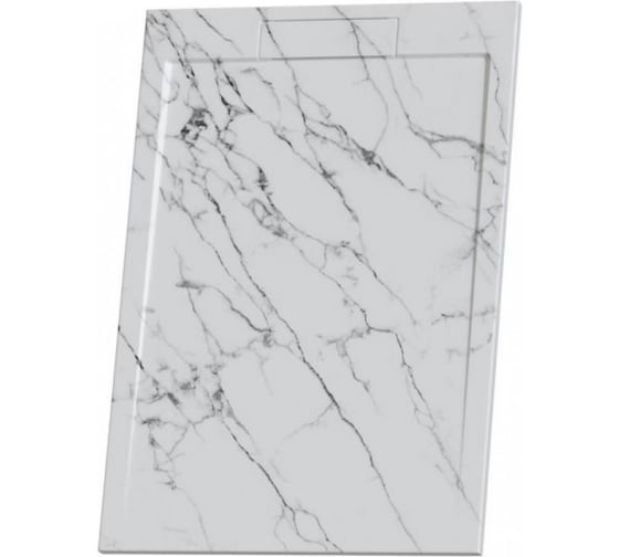 Душевой поддон RGW 80x140x3,5 STL-148MW Белый мрамор/Прямоуг Каменный (S-14) 52212814-15 1