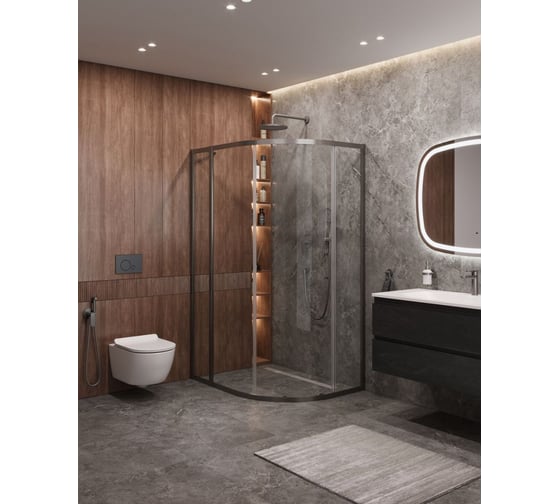 Душевой уголок Cezares MOLVENO-RH-1-110/90-C-GM-IV