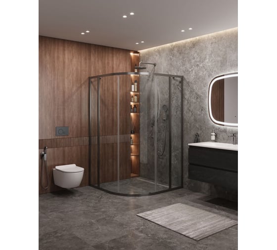 Душевой уголок Cezares MOLVENO-R-11-90+20-C-GM-IV