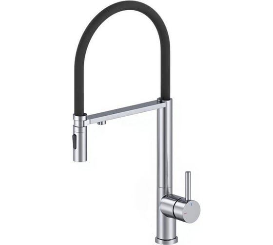 Смеситель для кухни с гибким изливом и подключением фильтра Wonzon & Woghand Хром WW-458027-CR