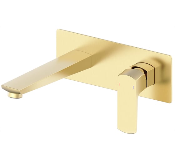 Смеситель для раковины встраиваемый Wonzon & Woghand FORZA, Брашированное золото WW-88869031-BG