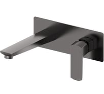 Смеситель для раковины встраиваемый Wonzon & Woghand FORZA, Темный графит WW-88869031-BGM