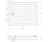 Акриловый поддон Cezares TRAY-A-AH-100/80-15-W 3