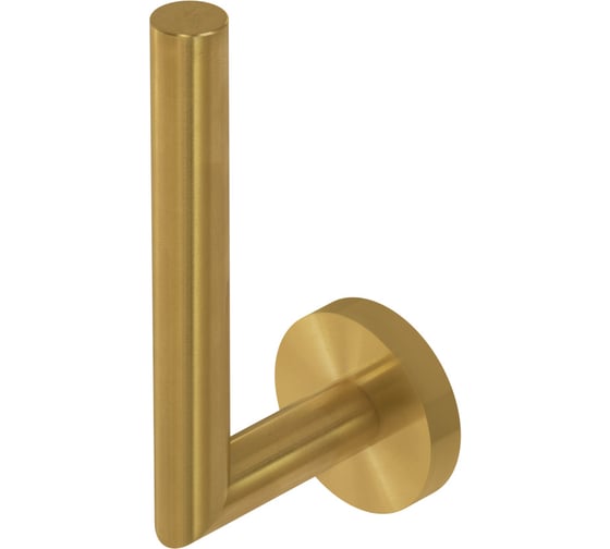 Держатель для туалетной бумаги Cezares вертикальный, исполнение брашированное золото RELAX-PHV-BORO