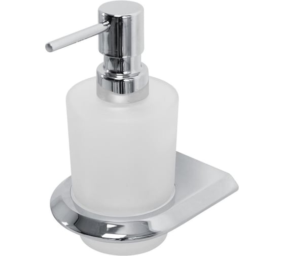 Подвесной диспенсер для мыла Cezares стекло, исполнение хром LINER-SOIS-V-01