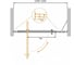 Душевая дверь Cezares MOLVENO-BA-11-100+30-C-Cr-IV 7