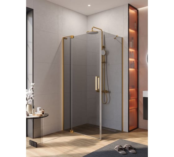 Душевой уголок Cezares SLIDER-AH-1-100-70/80-GRIGIO-BORO