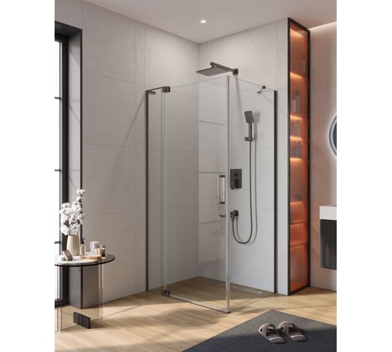 Душевой уголок Cezares SLIDER-AH-1-80-100/110-C-GM
