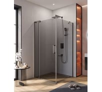 Душевой уголок Cezares SLIDER-AH-1-100-100/110-GRIGIO-GM
