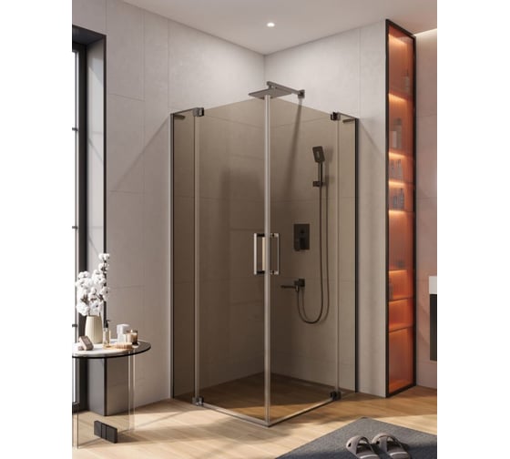 Душевой уголок Cezares SLIDER-AH-2-70/80-90/100-BR-GM