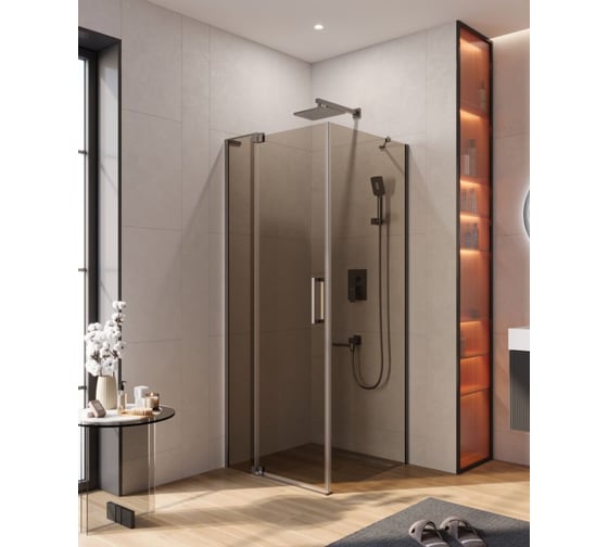 Душевой уголок Cezares SLIDER-AH-1-80-70/80-BR-GM