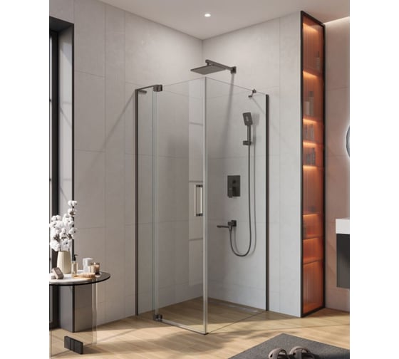 Душевой уголок Cezares SLIDER-AH-1-90-70/80-C-GM