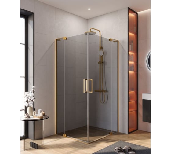 Душевой уголок Cezares SLIDER-AH-2-70/80-90/100-GRIGIO-BORO