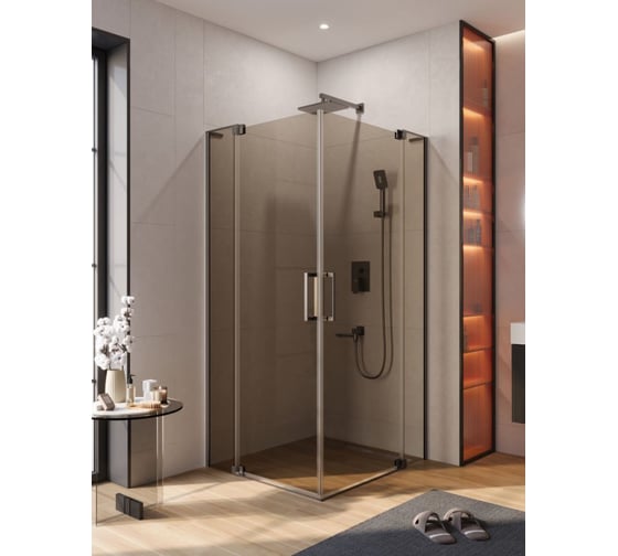 Душевой уголок Cezares SLIDER-AH-2-70/80-100/110-BR-GM