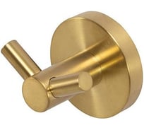 Крючок двойной Cezares исполнение брашированное золото RELAX-HKD-BORO