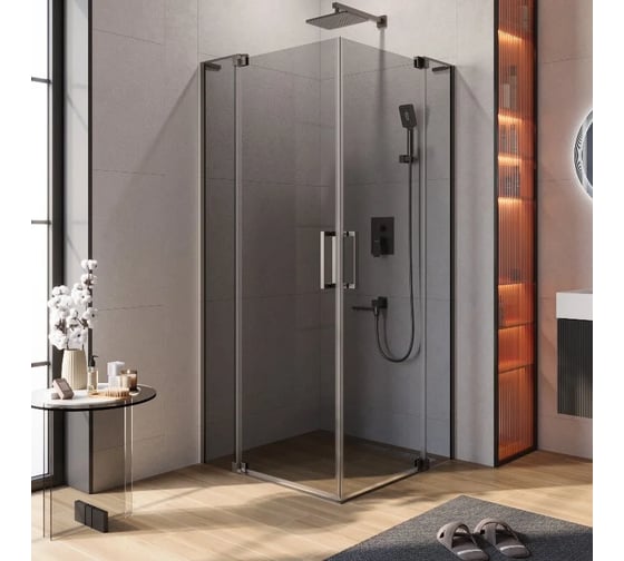 Душевой уголок Cezares SLIDER-A-2-100/110-GRIGIO-GM