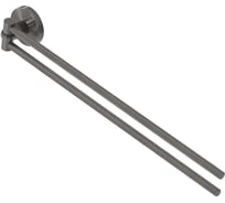 Полотенцедержатель Cezares двойной поворотный, исполнение оружейная сталь RELAX-THD-S-GM