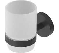 Стакан подвесной Cezares стекло, исполнение черный матовый RELAX-TUMS-NOP