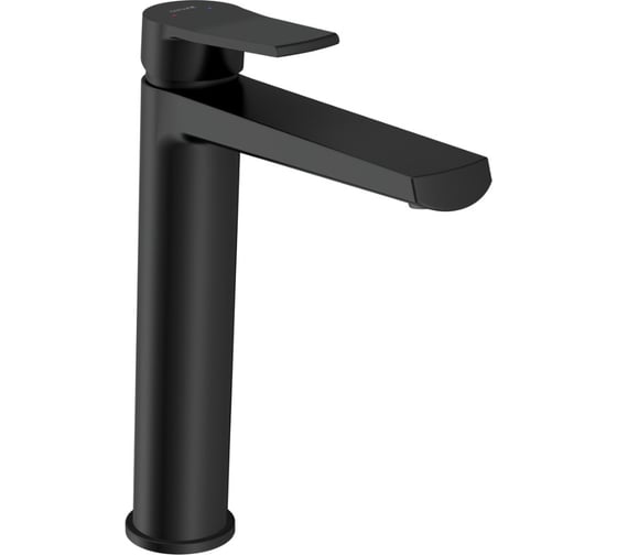 Смеситель для раковины высокий Cersanit CITY однорычажный черный 68397