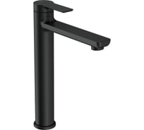 Смеситель для раковины высокий Cersanit VIBE однорычажный черный 68928