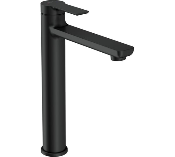 Смеситель для раковины высокий Cersanit VIBE однорычажный черный 68928