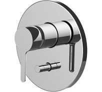 Смеситель для ванны/душа Fima Carlo Frattini Snap встраиваемый, с переключателем на 2 источника, внешняя часть, цвет хром F3119X2CR