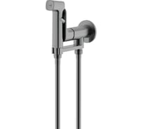 Комплект для гигиенического душа AQUATEK АЛЬФА встроенный (смеситель + гигиеническая лейка + шланг), оружейная сталь AQ1919BGM 00000147282