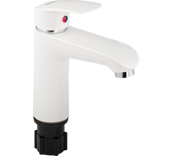 Смеситель для раковины Brimix из высокопрочного АБС пластика, цвет БЕЛЫЙ 5979