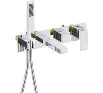 Смеситель для ванны встроенный AQUATEK AQ1644CR ЛИБРА (внешняя и скрытая часть) 00000145286