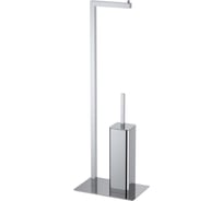 Держатель туалетной бумаги с ершиком AQUATEK AQ4331CR ЛИБРА напольный 00000145288