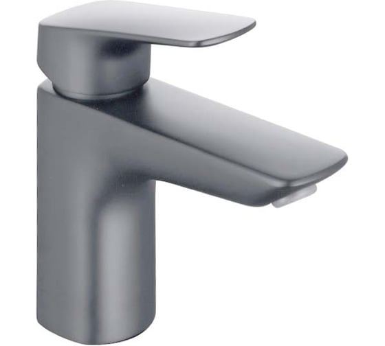 Смеситель для раковины AQUATEK AQ1010BGM ВЕГА 97 без донного клапана, оружейная сталь 00000144796