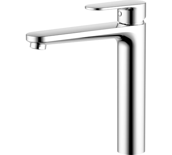 Смеситель для раковины высокий AQUATEK AQ1804CR НИКА 190 без донного клапана 00000142945