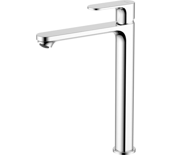 Смеситель для раковины высокий AQUATEK AQ1904CR АЛЬФА 245 без донного клапана 00000147218