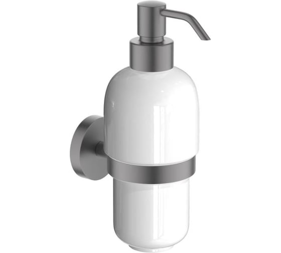 Дозатор AQUATEK AQ4605BGM БЕТТА оружейная сталь (шлиф. черный хром) 00000139771