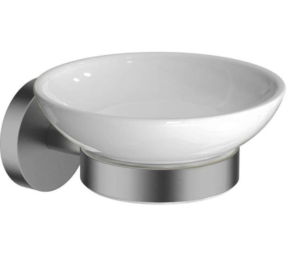 Мыльница AQUATEK AQ4603BGM БЕТТА оружейная сталь (шлиф. черный хром) 00000139767