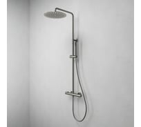 Душевая система Abelsberg Fluida с термостатом для ванны и душа, титан SNS75103BN