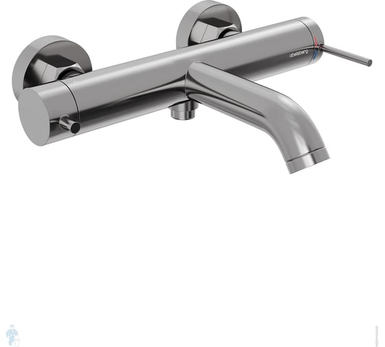 Смеситель для ванны и душа Abelsberg Fluida, глянцевый хром ERF22516CH