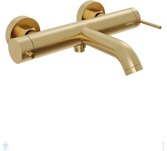 Смеситель для ванны и душа Abelsberg Fluida, королевское золото ERF22516BG