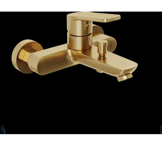 Смеситель для ванны и душа Abelsberg Lineara, королевское золото UNF25747BG
