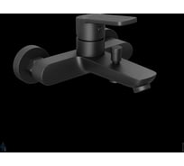 Смеситель для ванны и душа Abelsberg Lineara, вулканический черный UNF25747MB