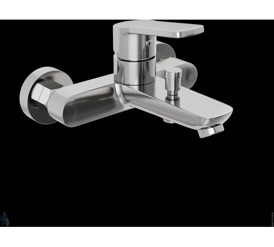 Смеситель для ванны и душа Abelsberg Lineara, глянцевый хром UNF25747CH