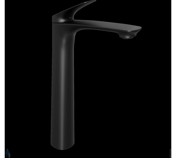 Смеситель для раковины Abelsberg Perfecta высокий, вулканический черный INF60102MB