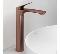 Смеситель для раковины Abelsberg Perfecta высокий, песчаная медь INF60102BC