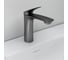Смеситель для раковины Abelsberg Perfecta, космическая сталь INF60101GM 2
