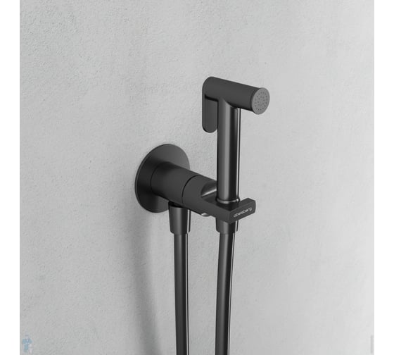 Гигиенический душ со смесителем Abelsberg Object, космическая сталь OBF75102GM