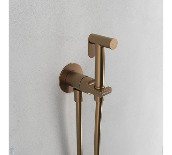 Гигиенический душ со смесителем Abelsberg Object, песчаная медь OBF75102BC