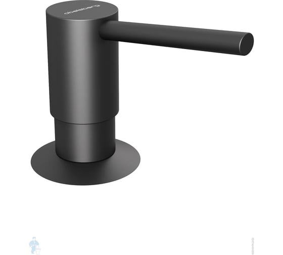 Дозатор для моющего средства Abelsberg цвет вулканический черный SPP70017MB