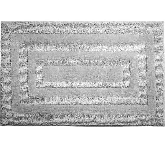 Коврик для ванной комнаты RIDDER Shore 60x90 см серый 7108307